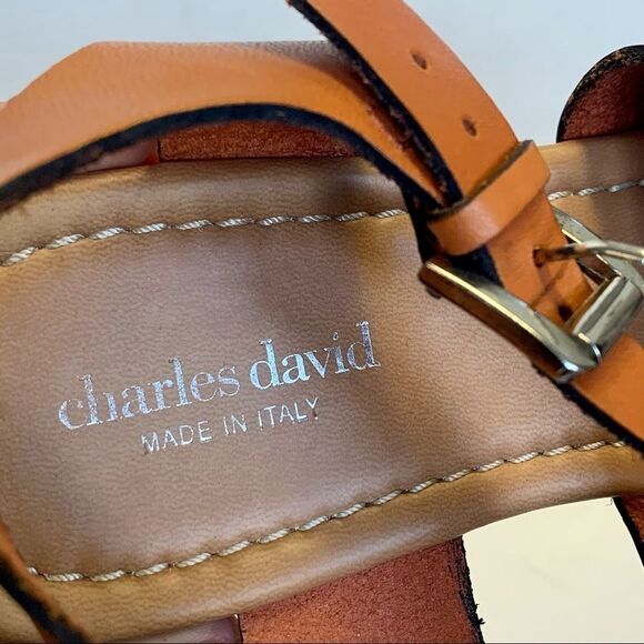 Charles David leather sandals size 9 - Picture 6 of 8
